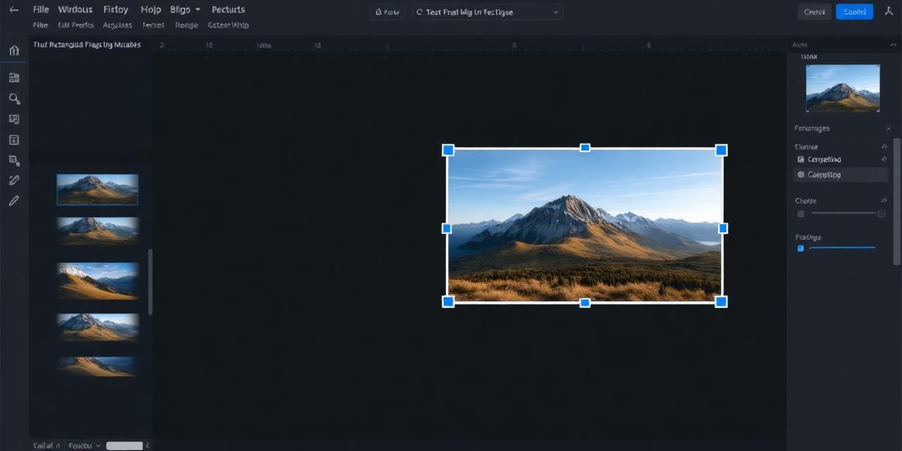 Rectangle image cropping tool - CamCrop